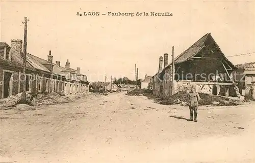 AK / Ansichtskarte Laon_Aisne Faubourg de la Neuville Laon_Aisne