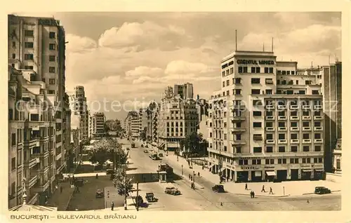 AK / Ansichtskarte Bucuresti Bulevardul Bratianu Bucuresti