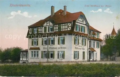 AK / Ansichtskarte Klosterlausnitz_Bad Hotel Waldhaus zur Koeppe Klosterlausnitz_Bad