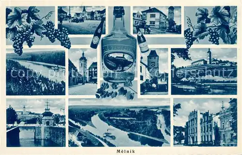 AK / Ansichtskarte Melnik_Tschechien Teilansichten Melnik Tschechien