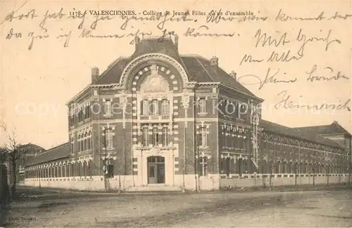 AK / Ansichtskarte Valenciennes College de Jeunes Filles Valenciennes