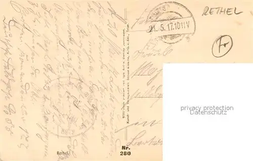 AK / Ansichtskarte Rethel_Ardennes Strassenpartie Rethel Ardennes