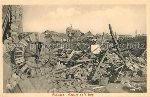 AK / Ansichtskarte Gheluvelt Gezicht op t dorp Gheluvelt