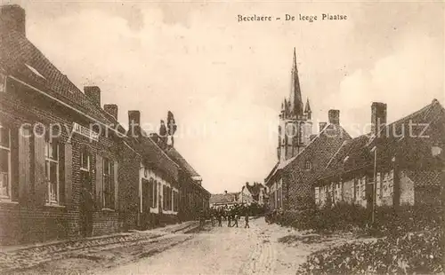 AK / Ansichtskarte Becelaere De leege Plaatse Becelaere