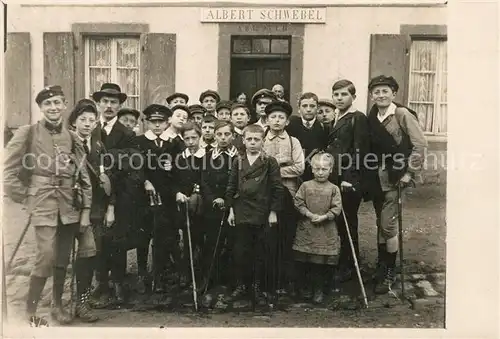 AK / Ansichtskarte Wintzenheim_Winzenheim_Elsass Schulklasse Gruppenaufnahme 