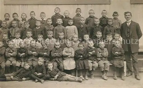 AK / Ansichtskarte Wintzenheim_Winzenheim_Elsass Schulklasse 