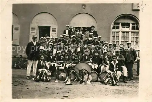 AK / Ansichtskarte Wintzenheim_Winzenheim_Elsass Musikkapelle 