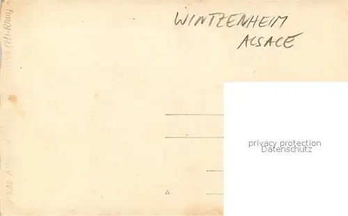 AK / Ansichtskarte Wintzenheim_Winzenheim_Elsass Classe 1910 bis 1930 