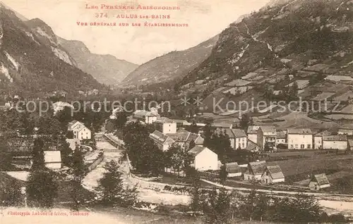 AK / Ansichtskarte Aulus les Bains Panorama Aulus les Bains