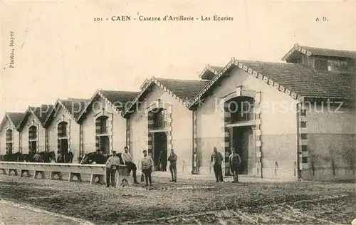 AK / Ansichtskarte Caen Caserne dArtillerie Les Ecuries Caen