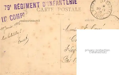 AK / Ansichtskarte Nancy_Lothringen 79e dInfanterie Caserne du 3e Bataillon Nancy Lothringen