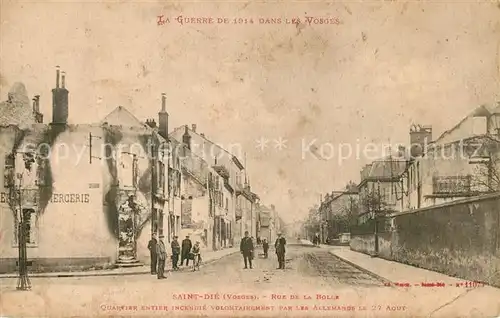 AK / Ansichtskarte Saint Die des Vosges Rue de la Rolle Saint Die des Vosges