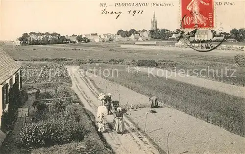 AK / Ansichtskarte Plougasnou Panorama Plougasnou