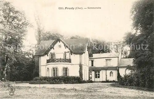 AK / Ansichtskarte Presly Sommeraire Presly