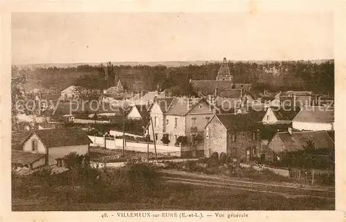 AK / Ansichtskarte Villemeux sur Eure Vue generale Villemeux sur Eure