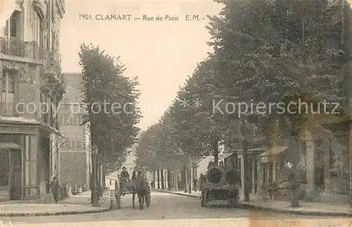 AK / Ansichtskarte Clamart Rue de Paris Clamart