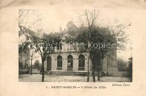 AK / Ansichtskarte Saint Sorlin en Bugey Hotel de Ville Saint Sorlin en Bugey