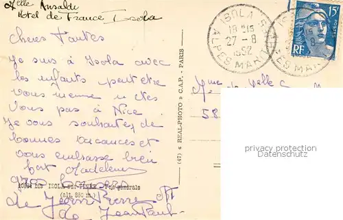 AK / Ansichtskarte Isola_sur_Tinee Vue generale Alpes 