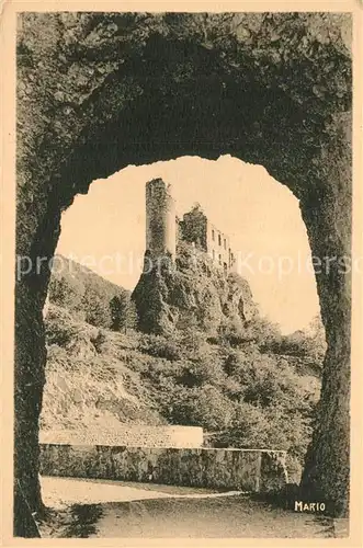 AK / Ansichtskarte Guillaumes Ruines du vieux Chateau feodal XIIe siecle Guillaumes