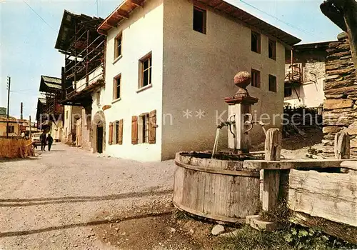 AK / Ansichtskarte Saint Veran Interieur du village Puits Saint Veran