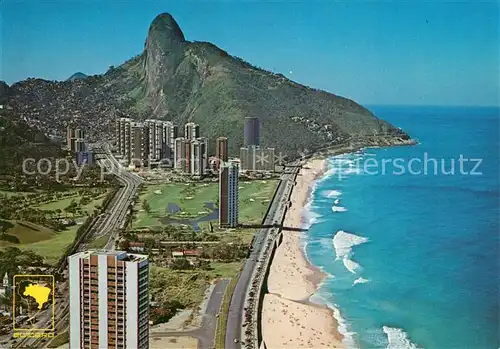 AK / Ansichtskarte Rio_de_Janeiro Vista aerea de Sao Conrado Rio_de_Janeiro