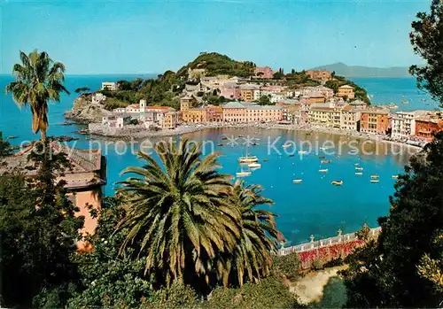 AK / Ansichtskarte Sestri_Levante La penisola Halbinsel Hafen Sestri_Levante