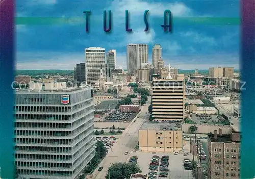 AK / Ansichtskarte Tulsa Stadtpanorama Hochhaeuser 