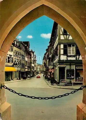 AK / Ansichtskarte Lahr_Baden Blick in die Marktstrasse Lahr_Baden