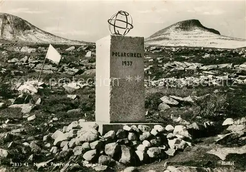 AK / Ansichtskarte Norwegen_Norge Polarcirkelen Saltfjellet Nationalpark Polarkreis Norwegen Norge