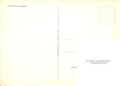 AK / Ansichtskarte Horb_Neckar Neckarbruecke Stadtansicht mit Kirche Horb Neckar