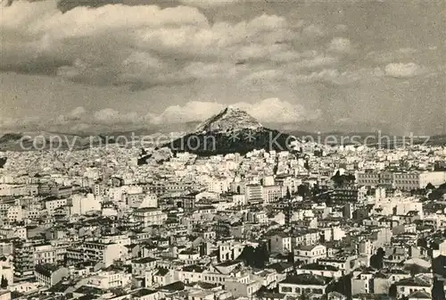 AK / Ansichtskarte Athen_Griechenland Stadtpanorama Athen_Griechenland