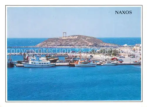 AK / Ansichtskarte Naxos Panorama Kueste Hafen Naxos