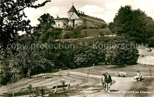 AK / Ansichtskarte Waldeck_Edersee Schloss Waldeck Edersee