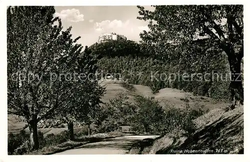AK / Ansichtskarte Neuffen Burgruine Hohen Neuffen Neuffen