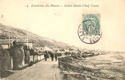 AK / Ansichtskarte Saint_Denis_Chef_Caux Promenade Plage Saint_Denis_Chef_Caux