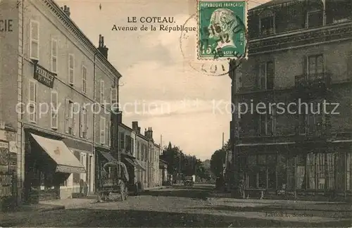 AK / Ansichtskarte Le_Coteau Avenue de la Republique Le_Coteau