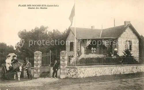 AK / Ansichtskarte Plage des Rochelets Chalet des Merles 