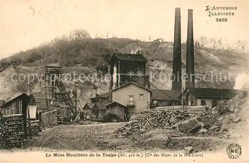 AK / Ansichtskarte Brassac les Mines La Mine Houillere de la Taupe Brassac les Mines