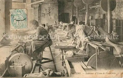 AK / Ansichtskarte Thiers Interieur d Usine de Coutellerie Thiers