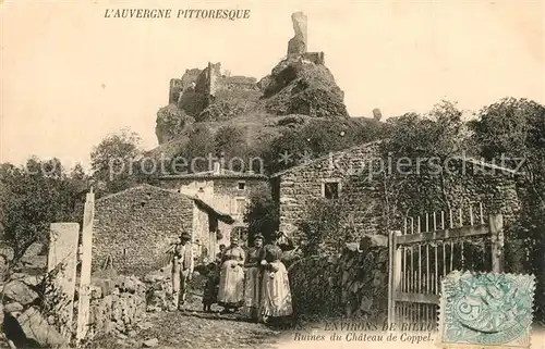 AK / Ansichtskarte Billom Ruines du Chateau de Coppel Billom