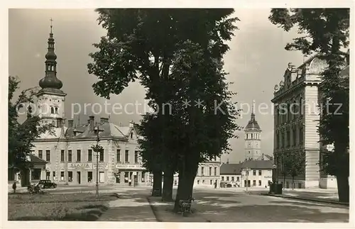 AK / Ansichtskarte Vyskov Partie in der Innenstadt Vyskov