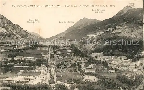 AK / Ansichtskarte Sainte_Catherine_Briancon Panorama Sainte_Catherine_Briancon