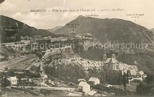 AK / Ansichtskarte Briancon Les Forts Panorama Briancon