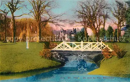 AK / Ansichtskarte Pau Parc Beaumont Pau