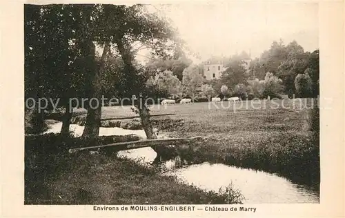 AK / Ansichtskarte Moulins Engilbert Chateau de Marry Moulins Engilbert