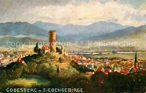 AK / Ansichtskarte Godesberg_Bad Burg Turm Godesberg_Bad