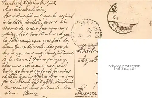 AK / Ansichtskarte Saarbruecken Winterberg Saarbruecken