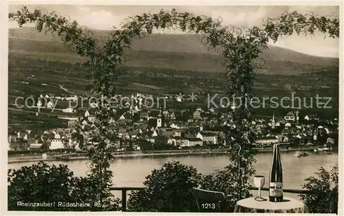 AK / Ansichtskarte Ruedesheim_Rhein Panorama Ruedesheim Rhein