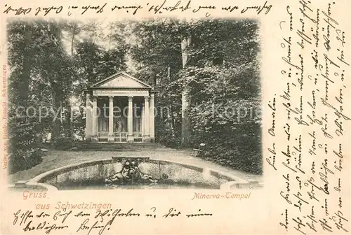 AK / Ansichtskarte Schwetzingen Minerva Tempel Schwetzingen