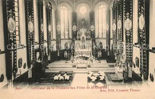 AK / Ansichtskarte Ans Chapelle des Filles de la Charite Interieur Ans